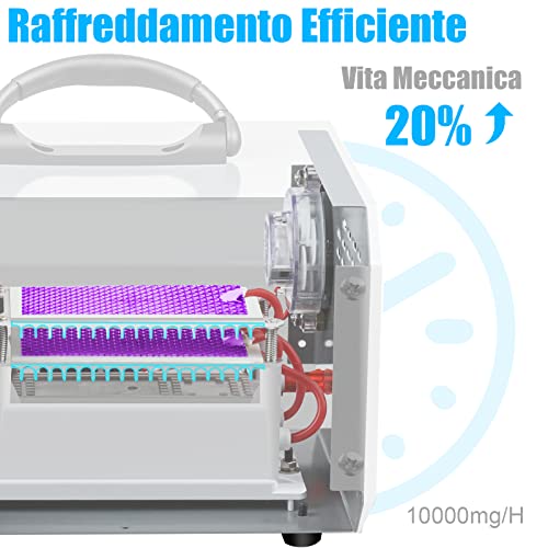 Generatore di Ozono Professionale 10000mg/H, GMGXX...