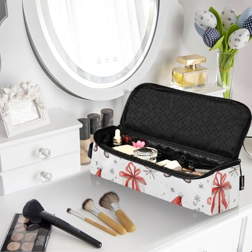 Bolsa de viaje para herramientas de cabello Gnome Marble, resistente al calor, para planchas, rizadores y accesorios de cuidado capilar, organizador portátil miniatura 7