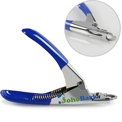 BohoBark Cat & Dog Professional Nail Clippers with Filer (Nail Cutter – Small, Medium, Large) Pet Nail Clipper Suitable for All Animals with Safety Lock and Protective (Blue) BohoBark Cat & Dog Professional Nail Clippers with Filer (Nail Cutter – Small, Medium, Large) Pet Nail Clipper Suitable for All Animals with Safety Lock and Protective (Blue)