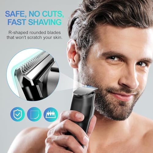 Beard Trimmer for Men - 14 in 1 Professional Mens Grooming Kits, Hair Clippers with Dual-S - image 9
