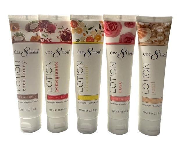 Cre8tion Hand and Body Lotion for Valentines Day Gifts for Her, Birthday Gifts, Teacher Appreciation From 5 Luxurious Scents Pamper Loved One with
