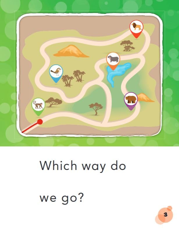 Zoo Map - Phonics Book for Beginning Readers, Teaches High-Frequency Sight Words (See Me Read! Everyday Words) - Image 4