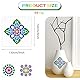 MWOOT 64 Stück Mandala Painting Stencils Schablone,Wiederverwendbare DIY Malerei Vorlage Stencil Kits,Mandala Skala Schablonen Malen für Felsenstein Malerei Leinwand Möbel Handwerk (7.62x7.62CM)