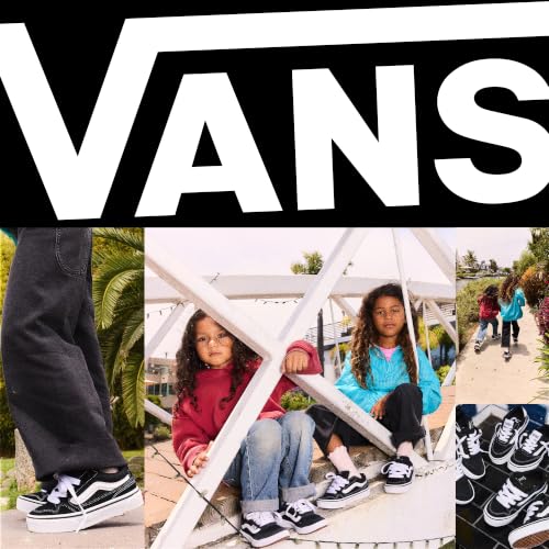 Vans WardSneaker für Herren, schwarz/weiß, 2 UK Child – Ansicht 2
