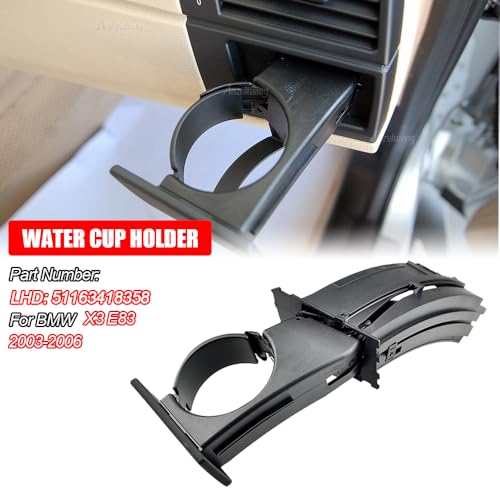 Porte-gobelet BMW X3 E83 rétractable pour stabiliser vos cafés - 4