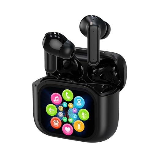 VANIR Bluetooth 5.3 Wireless Earbuds, TWS Headset with ANC/ENC Noise Cancelling, AI Translation, Game Mode, LED Touchscreen, and Smart Display VANIR Bluetooth 5.3 Wireless Earbuds, TWS Headset with ANC/ENC Noise Cancelling, AI Translation, Game Mode, LED Touchscreen, and Smart Display