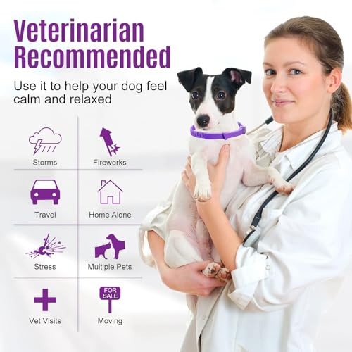 Image of ART OF SPORT Calming Collar for Dogs, 4Pcs Adjustable Pheromone Dog Calming Collar, Last 60 Days Anxiety Relief Diffuser for Dogs and Puppies, Releases Pheromone, Anxiety, Stress & Fear Control