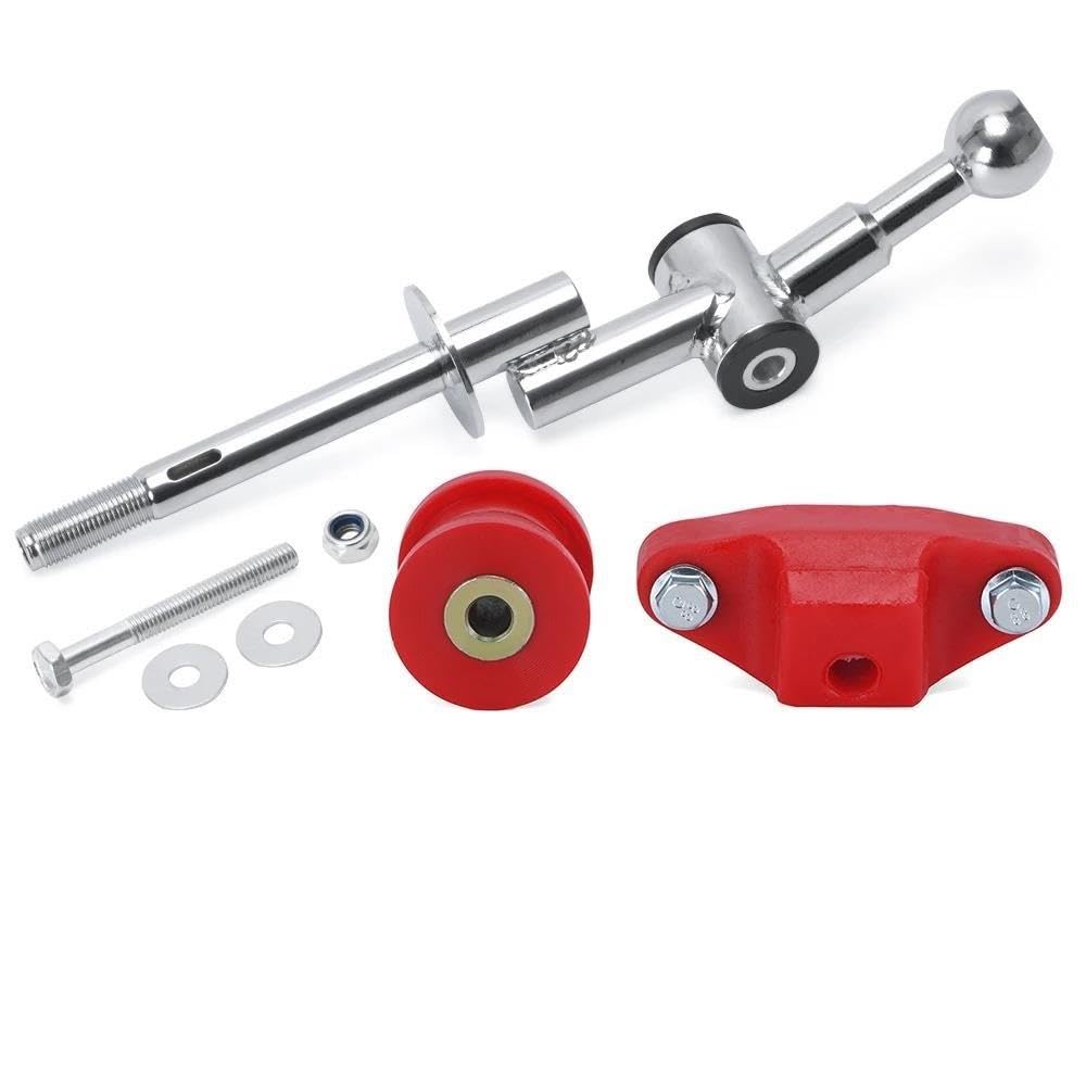 HYASDBWE 6 Speed Steel and Poly Short Throw Shifter & 85A Bushing Kit for Subaru for WRX for Sti 2004+ Gear Shifter Parts