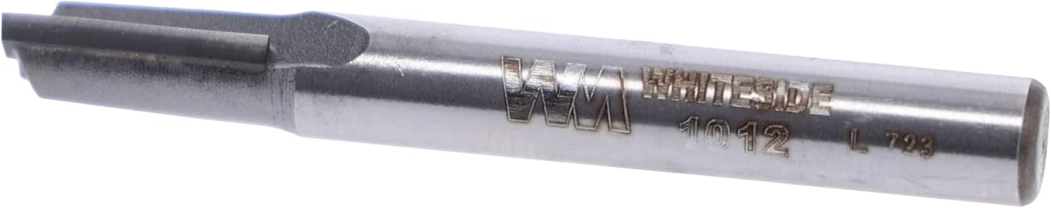 Whiteside Router Bits 1012 Straight Bit with 1/4-Inch Cutting Diameter and 1/2-Inch Cutting Length
