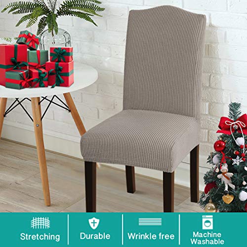 image for Turquoize Chair Covers for Dining Room Dining Chair Covers Set of 4 St