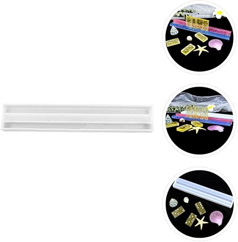 Miniatura 9 de Moldes de fundición de resina para dominó, molde de silicona para dominó en 3D, soporte para bandeja de dominó, molde de fundición de resina epoxi