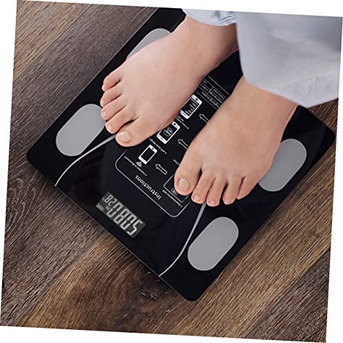 Pèse personne connecté impédancemètre compact noir USB - 6