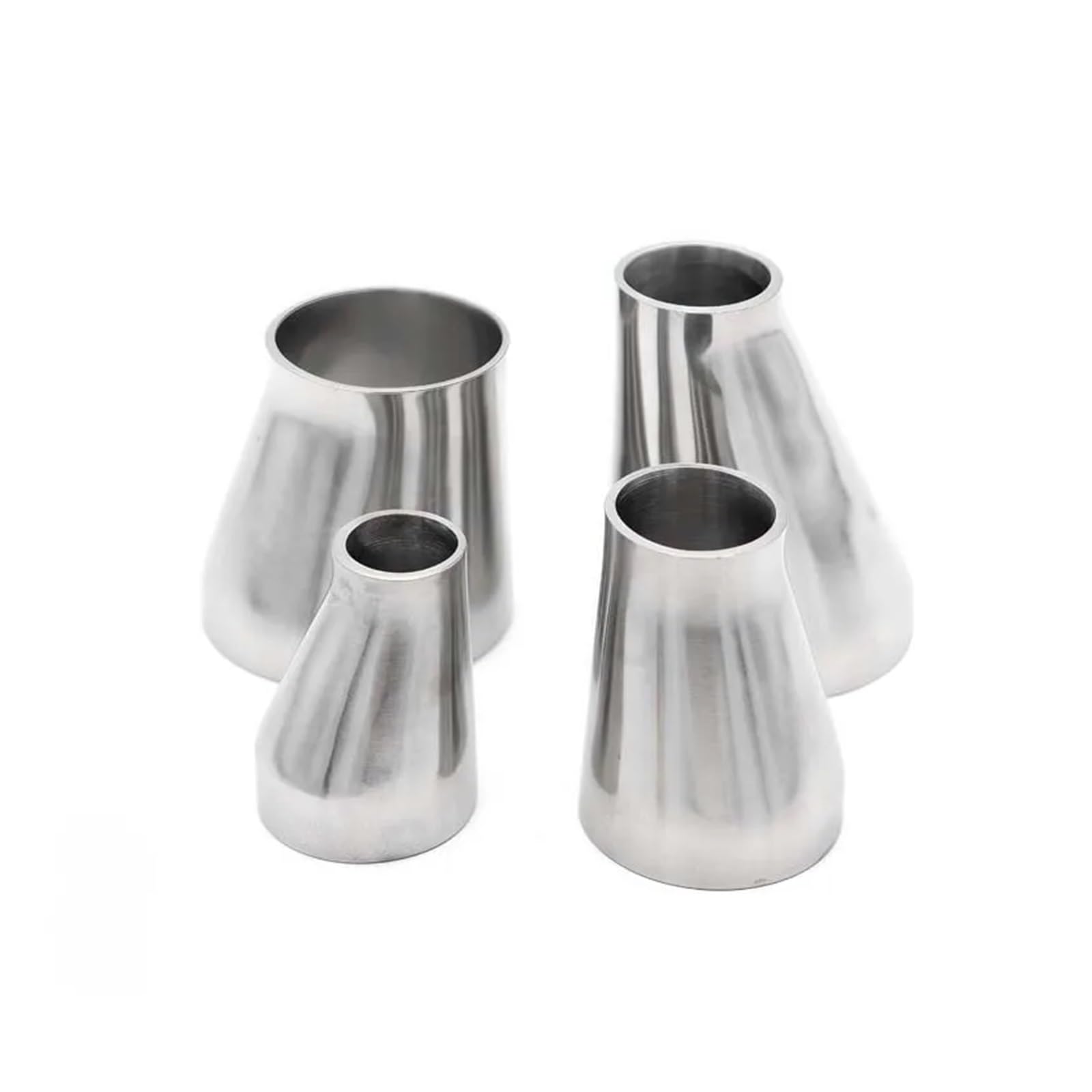 PAJPXPCD 1PC 102mm to 38mm OD Butt Welding Pipe Fitting SS304 Stainless Steel Eccentric Reducer