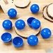 50pcs Hollow Lotto Raffle Ball | Raffle Drawing Balls | Plastic Bingo Balls Only | Lottery Ball | Vending Machine Capsules | Plastic Bingo for Game Party Prizes, Blue