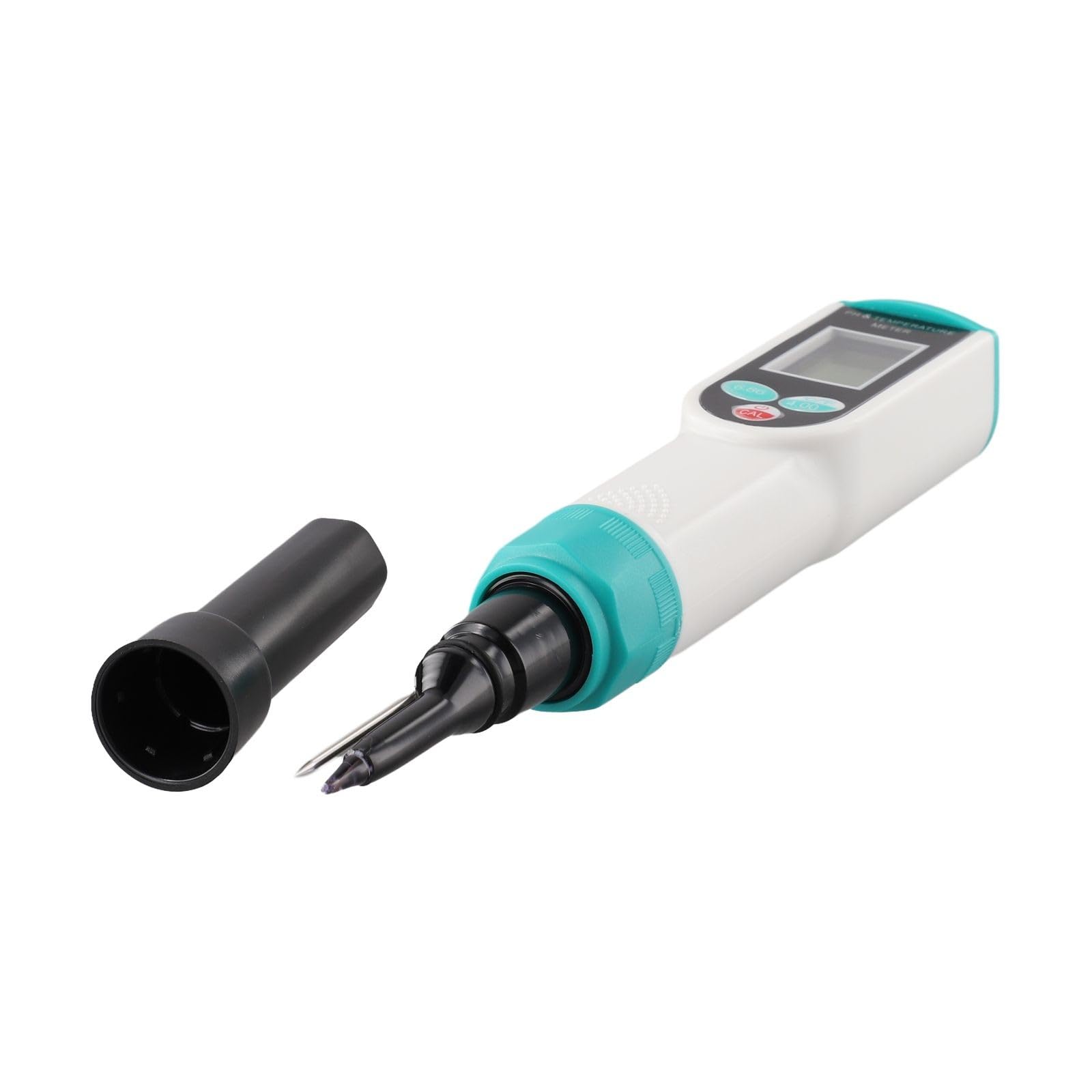 Misuratore di pH altamente sensibile per alimenti e terreni, lettore digitale con sonda di temperatura, compensazione automatica per cottura, cottura e uso in giardino