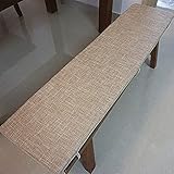 HUALEMEI Comfort Cuscino Panca da Pranzo,Non Slittamento Traspirante Cuscino Sedile Panca da Giardino Lavabile Cuscino Pad Sedia per Outdoor Interna Patio-A 30x40x3cm(12x16x1inch)