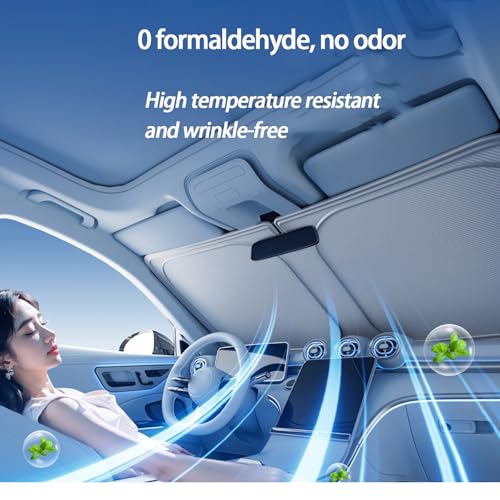 Pare soleil pare brise voiture Mercedes EQS V297 en tissu flexible premium