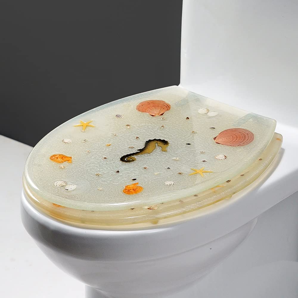 Toilettensitz, Verlängerter Toilettensitz(Beige)