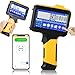 Bewinner Tragbarer Handdrucker – 12,7 Mm 600 DPI Bluetooth Handheld Printerjet mit 4,3-Zoll-LED Touchscreen, Handheld Inkjet Printer für Text, Zahlen, Symbole QR MI 4 günstig Kaufen-Bewinner Tragbarer Handdrucker – 12,7 Mm 600 DPI Bluetooth Handheld Printerjet mit 4,3-Zoll-LED Touchscreen, Handheld Inkjet Printer für Text, Zahlen, Symbole QR