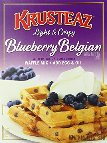 Krusteaz Light And Crispy Blueberry Belgian Waffle Mix, 24 Ounce (Pack Of 12) #TOP16