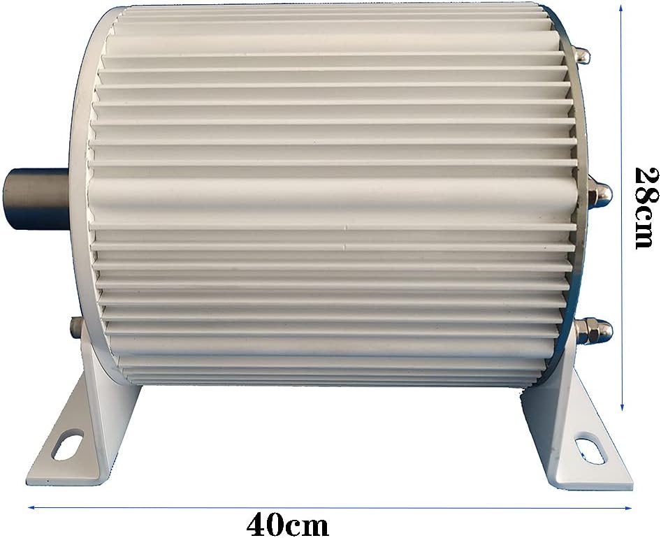 3000W Permanent Magnet Generator Gearless 3 Phase 3KW Alternator AC 96V For Wind Turbine Water Turbine Hydroelectric generator 333RPM