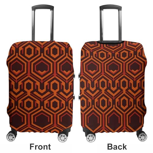 Shining Overlook Luggage Covers Tsa Approved Suitcase Cover Elastic Washable Luggage Sleeve Carry on Cover Protector Anti-Scratch Suitcase Protector Fits 19-30 Inch Case(S)3