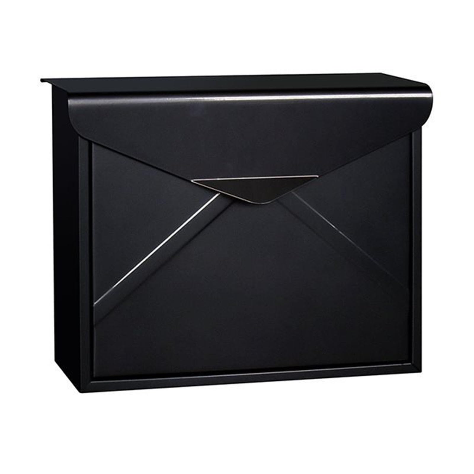 Buzón Grande de Pared para Exteriores con Tapa, Bandeja de Entrada metálica con Cerradura, Ideal para Espacios reducidos, Ideal para viviendas particulares, comunidades y escuelas.