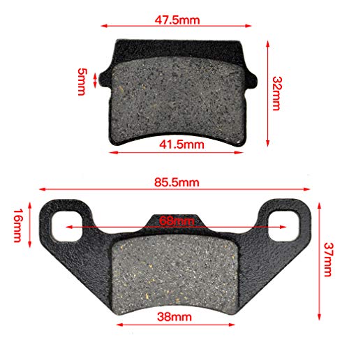 image for HIAORS Disc Brake Pads for 50cc 70cc 90cc 110cc 125cc Taotao Coolster 