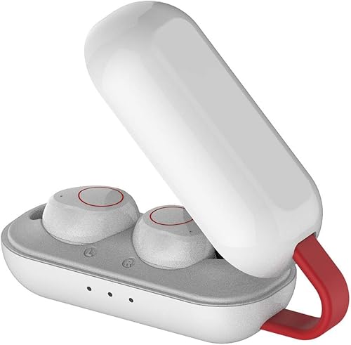 Cuffie mini wireless TWS 5 0 Bluetooth Wireless Headset Stereo True Auto Wireless Sport Cuffie Noise Cancelling Earbuds con microfono per Apple iOS per smartphone Android 11x10x3cm bianco Cuffie mini wireless TWS 5 0 Bluetooth Wireless Headset Stereo True Auto Wireless Sport Cuffie Noise Cancelling Earbuds con microfono per Apple iOS per smartphone Android 11x10x3cm bianco