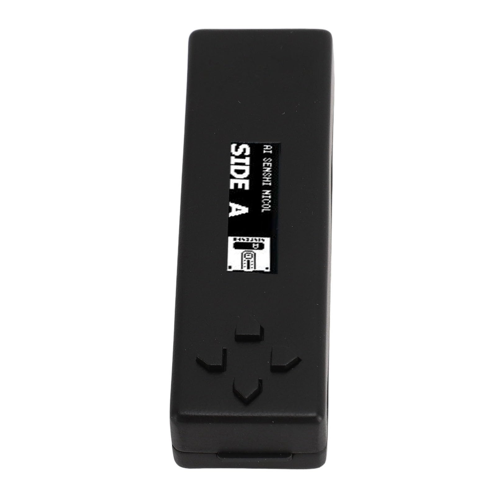 Generic Emulatore di unità Disco per Console di Gioco Preciso con Schermo OLED per Giocatori Professionisti Famicom, Materiale ABS (BLACK)