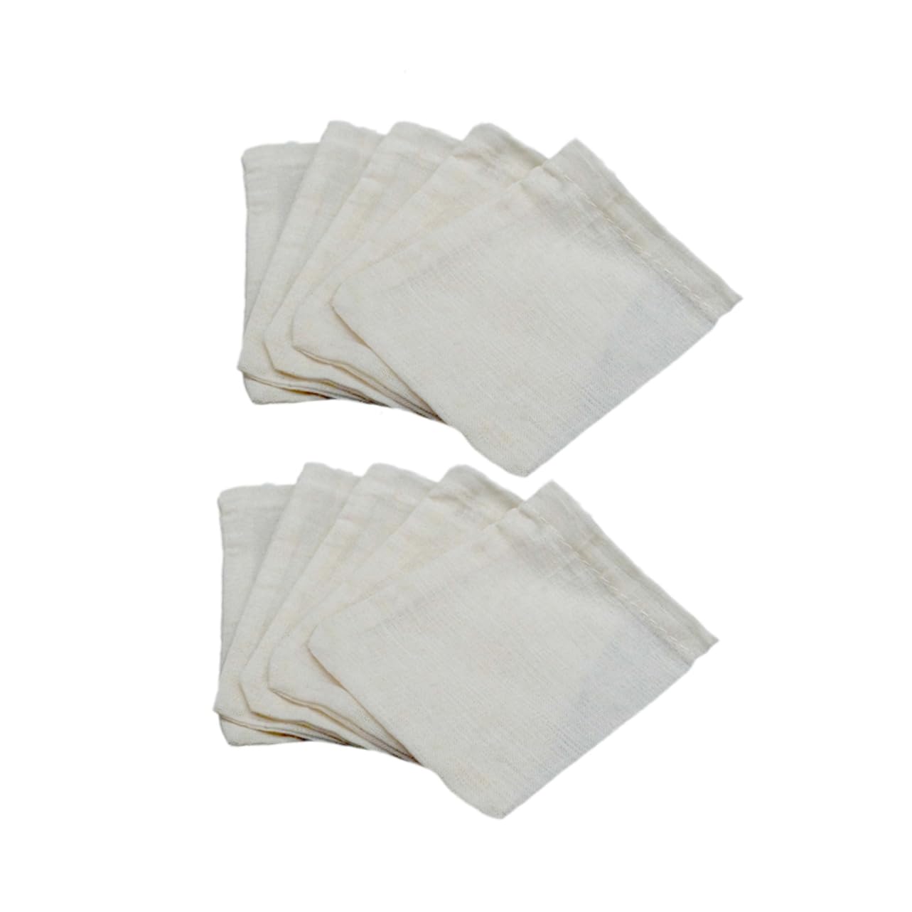 ABOOFAN 60 Pièces Sachet De Thé En Vrac Sachet De Café À Sachets De Thé En Coton Infuseur À Thé Sachet De Filtre À Thé Sacs À Infuseur À Cordon Feuilles De Thé