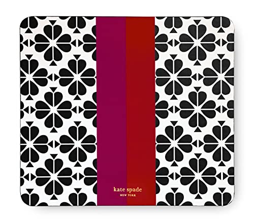 Tapis de souris Kate Spade chic pour bureau de télétravail et décoration florale