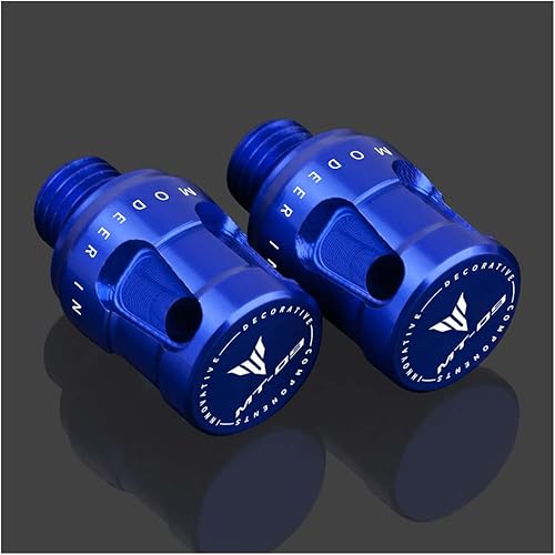 Para MT 09 FZ09 Todo el año Motocicleta CNC M10 x 1.25 Espejo retrovisor Agujero Tapones Tornillos Espejo Retrovisor Soporte mt09 MT-09 fz 09