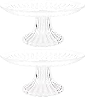 Vista 1 de STOBAZA Bandeja de almacenamiento de alimentos para la joyería, bandeja de exhibición de pasteles, bandeja de exhibición de cristal para el hogar