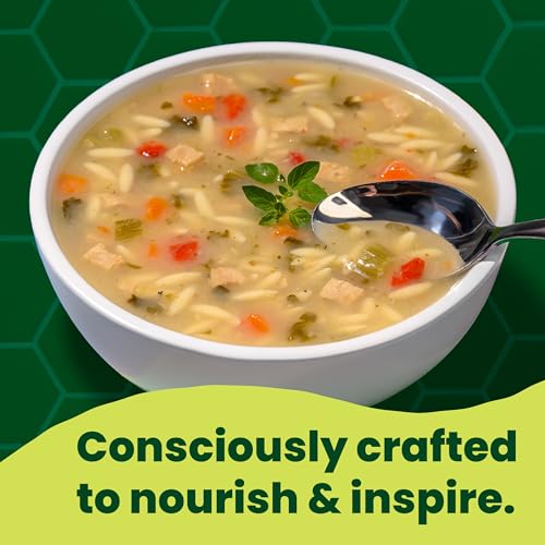 Image of Pacific Foods Organic Greek-Style Chicken Orzo Soup With Lemon and Herb, 16.1 oz Can