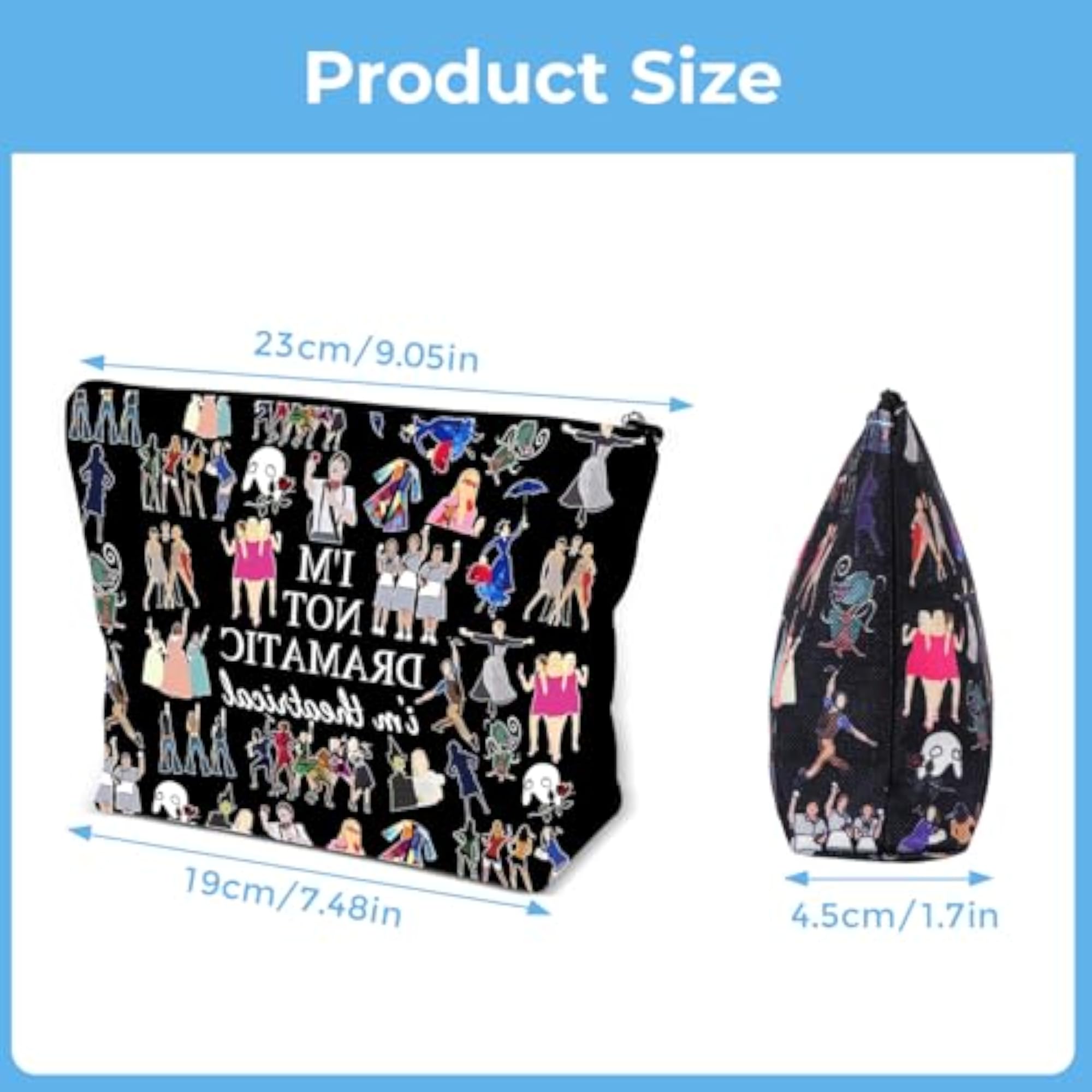 Broadway Musical Gift Makeup Bag
