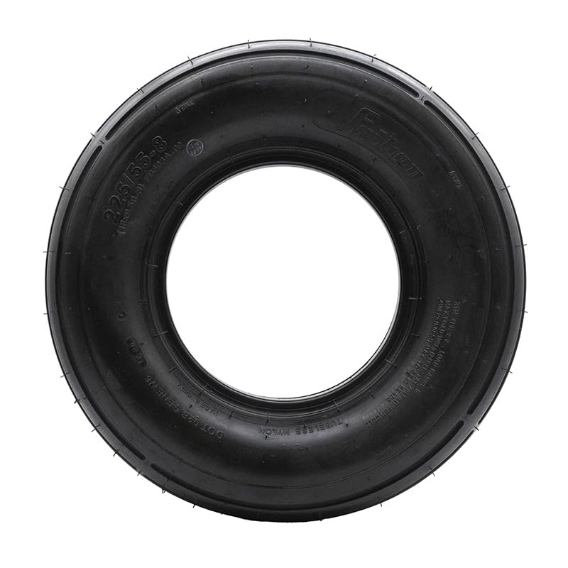 eWheel Pneu tubeless 18 x 9,5 8/225/55 8 lisse pour trottinette électrique haute résistance pour un usage quotidien meilleure adhérence et stabilité en déplacement urbain