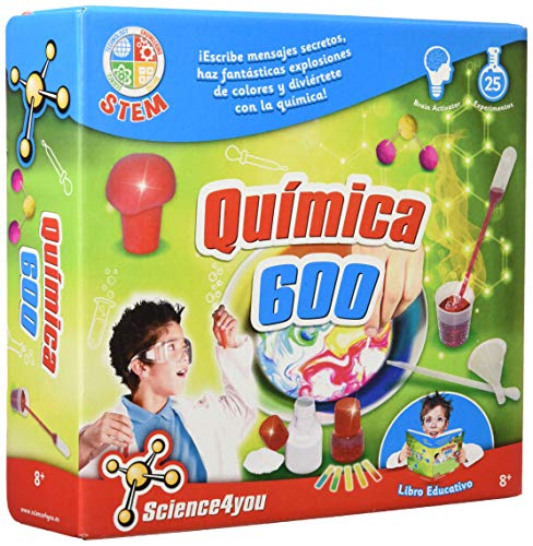 Science4you Quimica 600 - Juguete con Kit Cientifico y