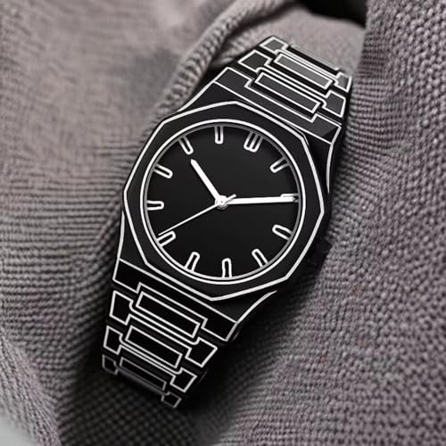Image of WISEWALKER Men's Matte Analog Unisex Watch with Arabic Numerals Minimalist Wristwatch Stylish & Trending Fashion Watch
