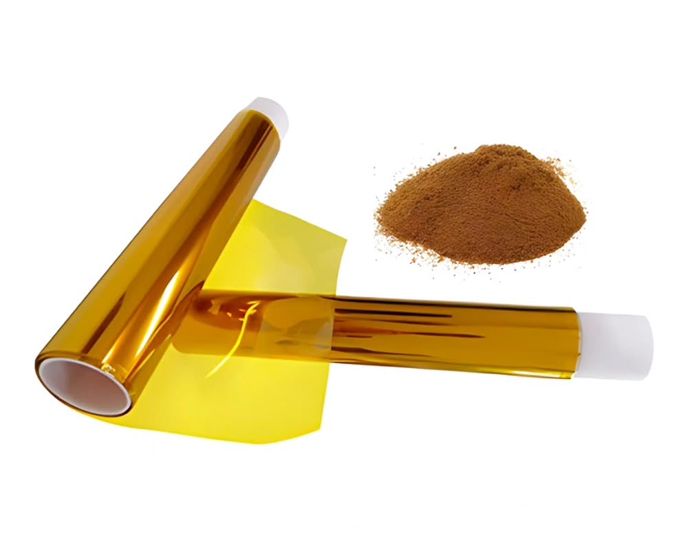 PBI Membrane, Proton Exchange Membrane, Polybenzimidazole Film Sheet for Fuel/Flow Battery Research, High Temperature Ionic Membrane (25um Thickness, 100 * 100mm W*L)