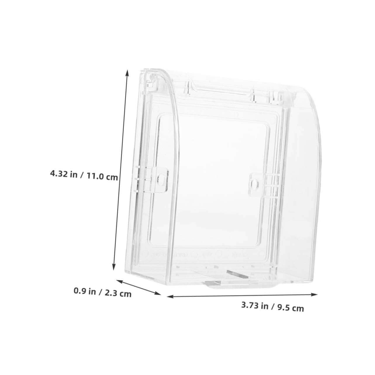 VICASKY 3pcs Babyproof Outlet Cover Transparent Boy Girl Safety Socket Guard for Toddlers Electrical Protector Easy to Install Durable Material
