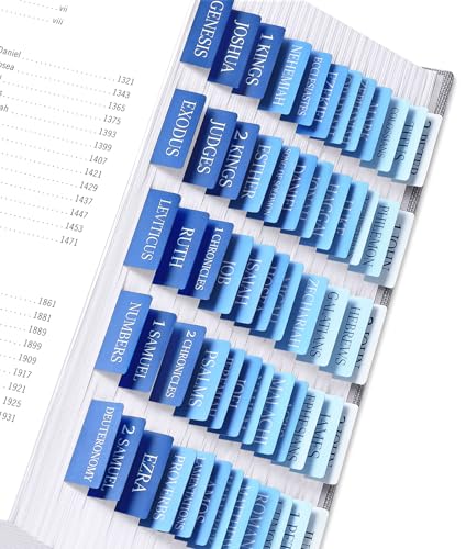 Image of Taja Bible Tabs, 75 Large Print Index Tabs for Women & Men
