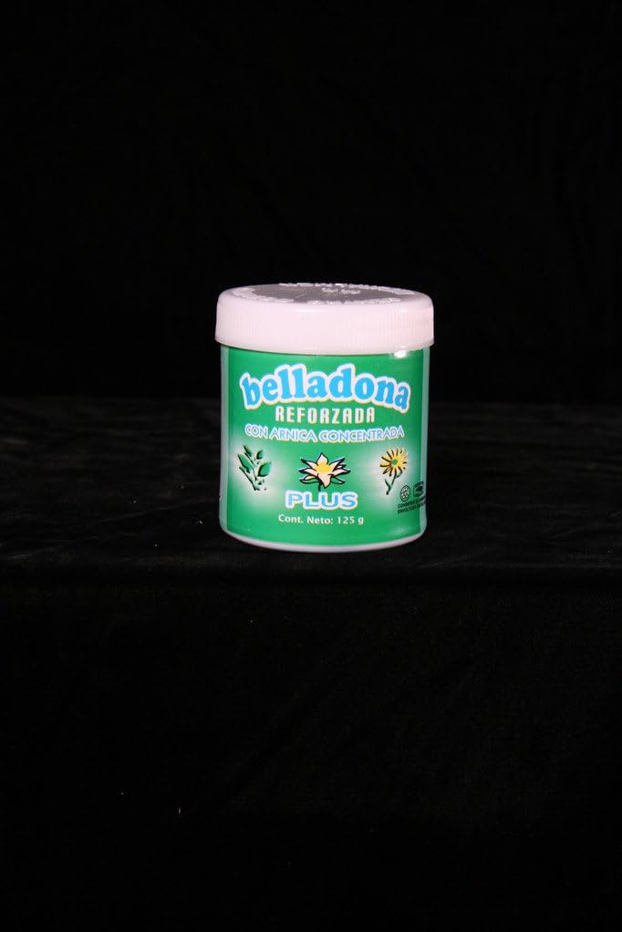 Belladona Reforzada Aid to Sprains, Dislocations, Cramps, Decongestions of the Muscles, Softens the Nerves