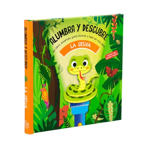 Libro Infantil Interactivo: Alumbra y Descubre: La Selva