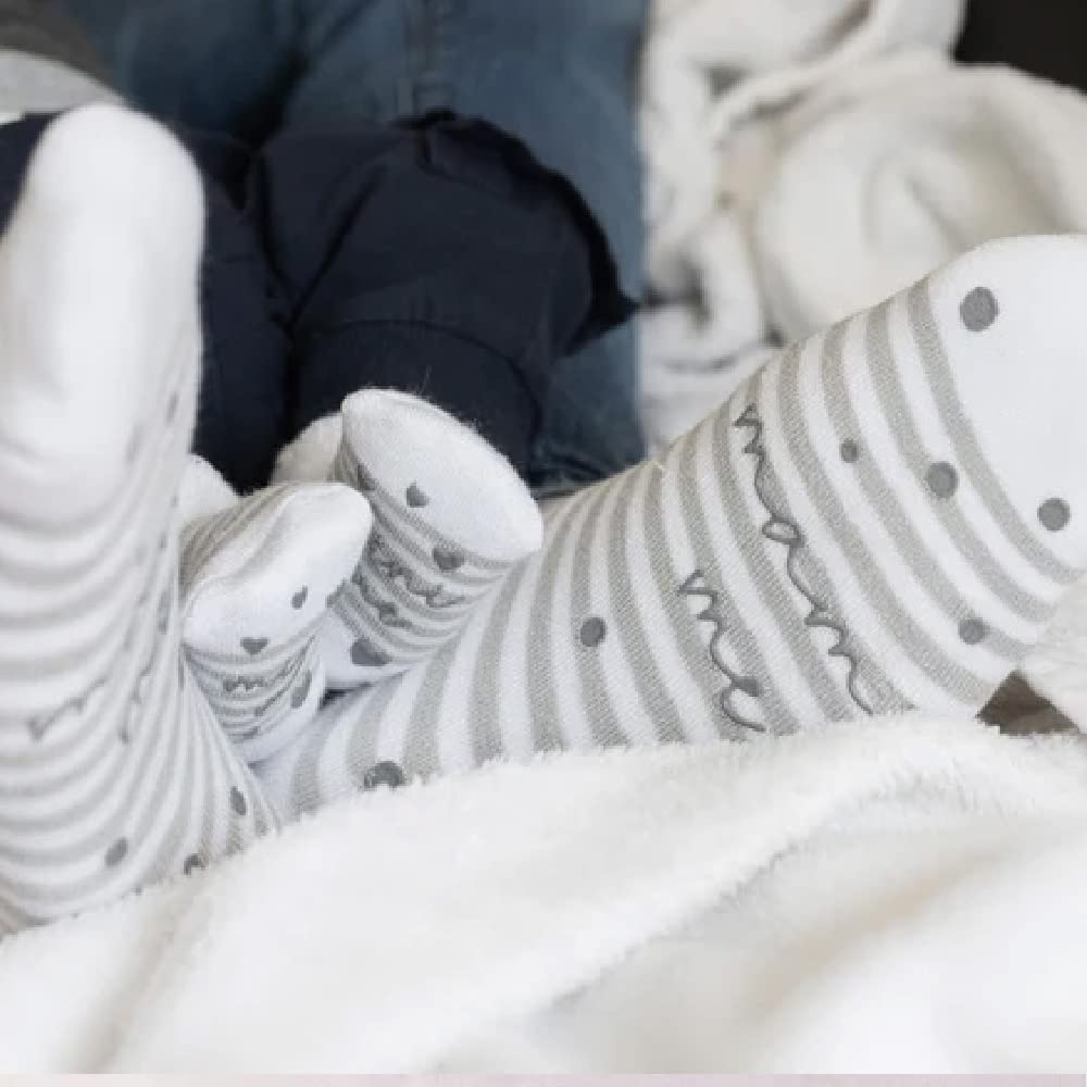 Bambus-Socken für Mama und Baby - Mami me & Mini me, Geschenk für Schwangere, Unisex, Onesize, Pflegeleicht, Kleines Geschenk zur Geburt