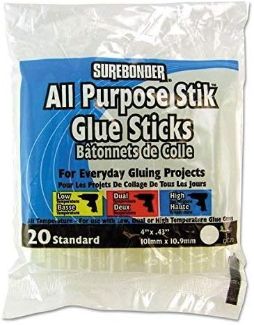 GLUE STICKS ALLTEMP 4IN 20/PK