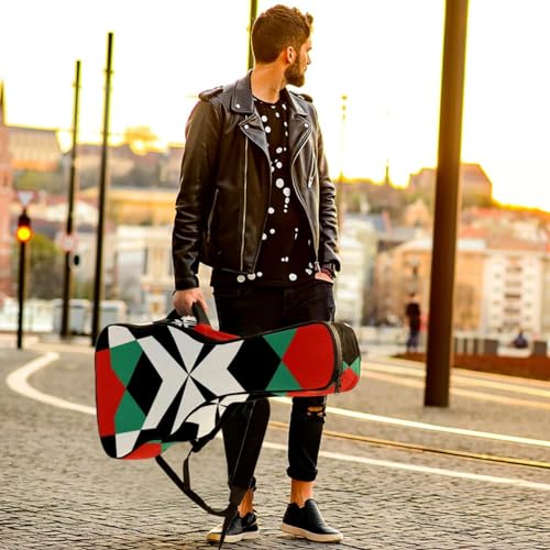 JRHEJTFZ Housse pour guitare acoustique de 1,9 cm d’épaisseur – Imperméable – Durable et élégant – Motif drapeau du Pakistan abstrait, Multicolore., 42.9×16.9×4.7 in, Motif imprimé tendance - Les Beatles, Paul McCartney, John Lennon, RIngo Starr, George Harrison JRHEJTFZ Housse pour guitare acoustique de 1,9 cm d'épaisseur - Imperméable - Durable et élégant - Motif drapeau du Pakistan abstrait, Multicolore., 42.9x16.9x4.7 in, Motif imprimé tendance – Image 7