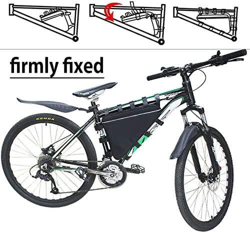Samine Triangle Bike Bag Electric Mountain Li Ion Battery Big Capacity Pack Cover Bike Frame Bag Tool Bag Storage Bag for Bike Cycling