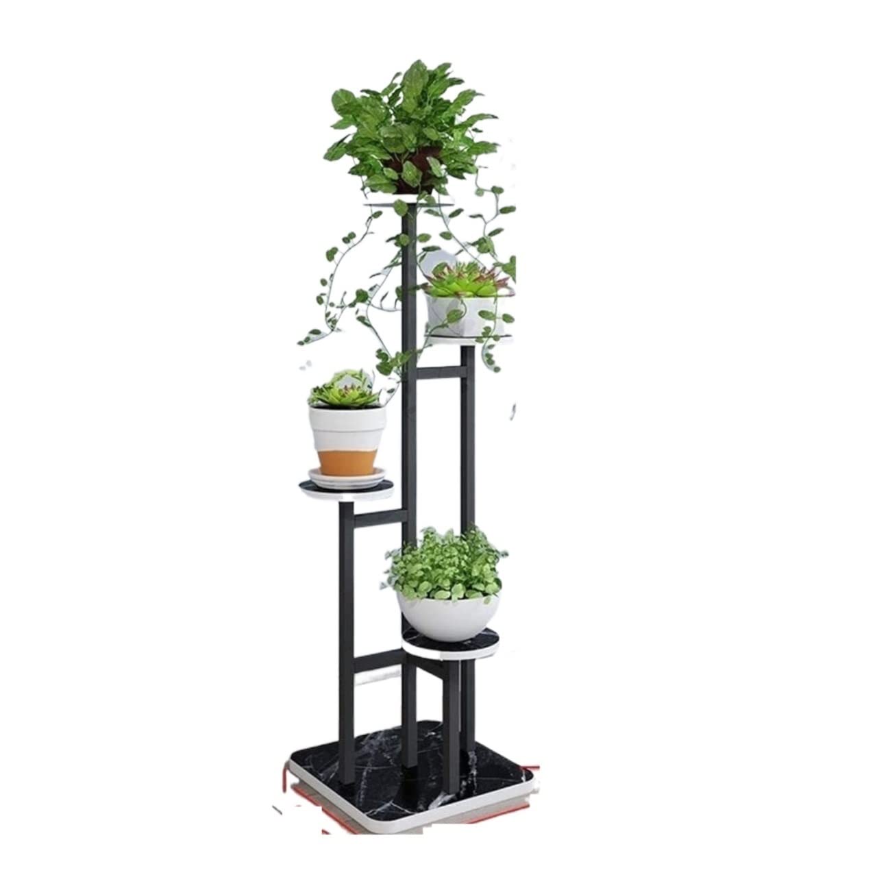 YYLMKMFC-AE Plant Shelves Flower Holder Simple Modern Flower Stand Floor Planter Holder Metal Stand For Home Indoor Outdoor(B,100cm)