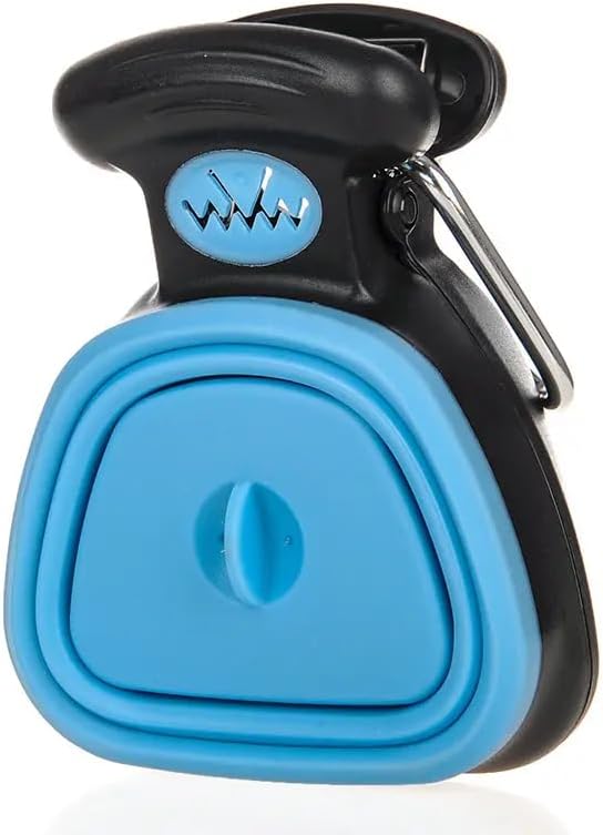 LzGrow Recogedor portátil para excrementos, desechos sanitarios para perros, resistente, tamaño de mano para caminar o salir o viajar al aire libre,